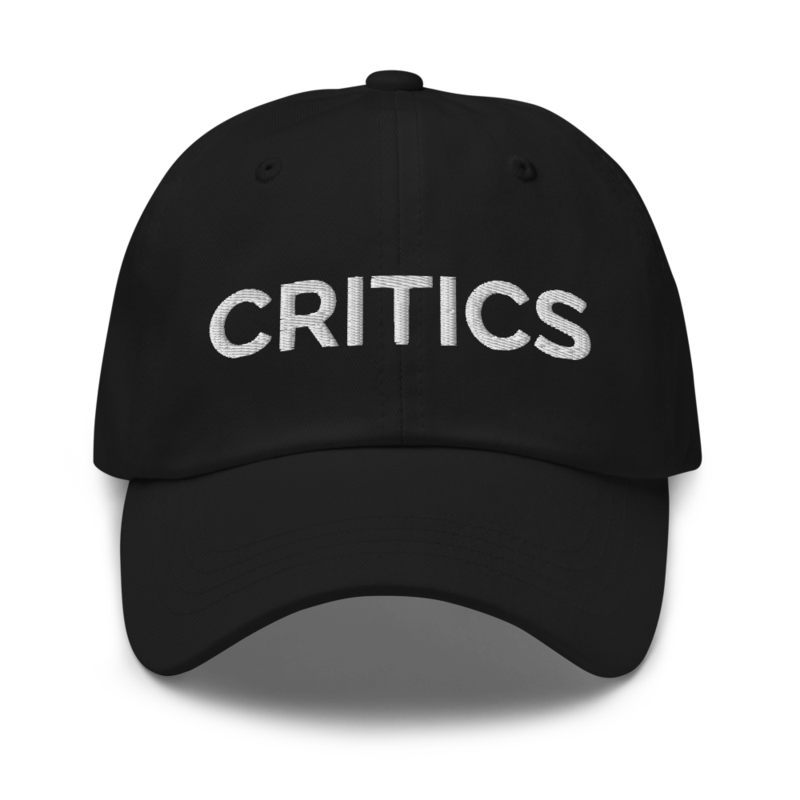 Critics Hat - Black
