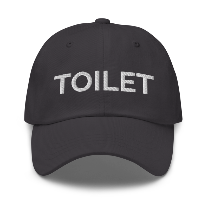 Toilet Hat - Dark Grey