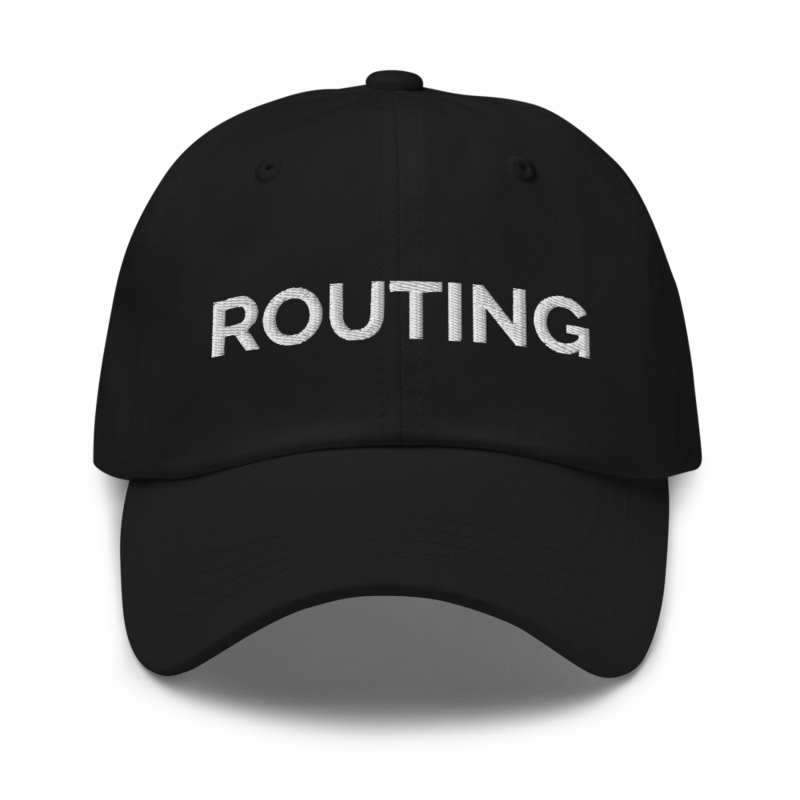 Routing Hat - Black