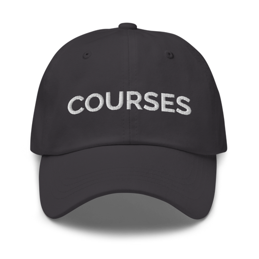 Courses Hat - Dark Grey