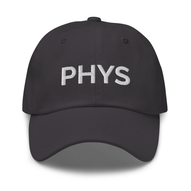 Phys Hat - Dark Grey