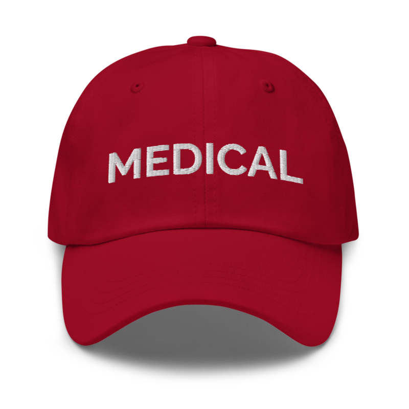 Medical Hat - Cranberry