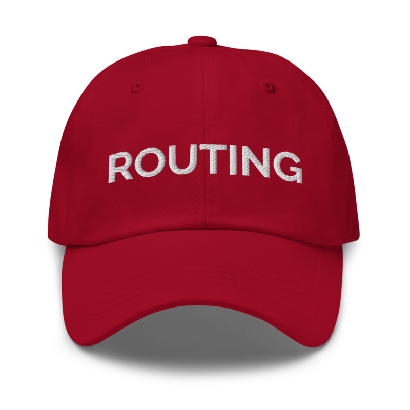 Routing Hat - Cranberry