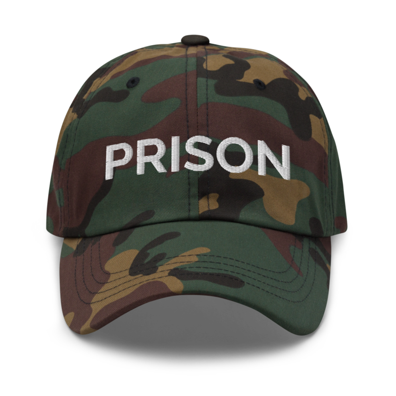 Prison Hat - Green Camo