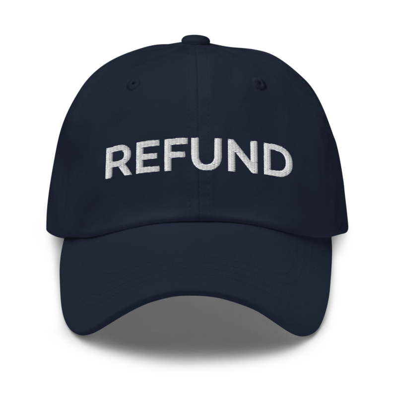 Refund Hat - Navy