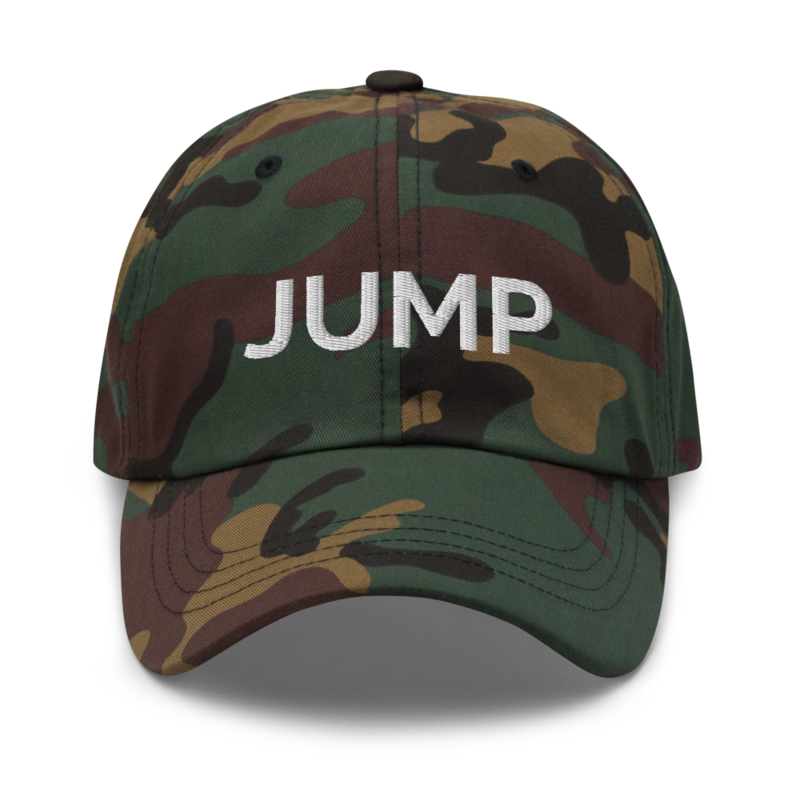 Jump Hat - Green Camo