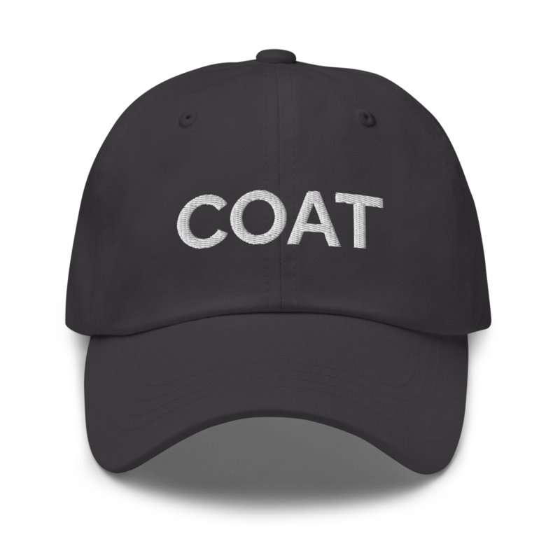 Coat Hat - Dark Grey