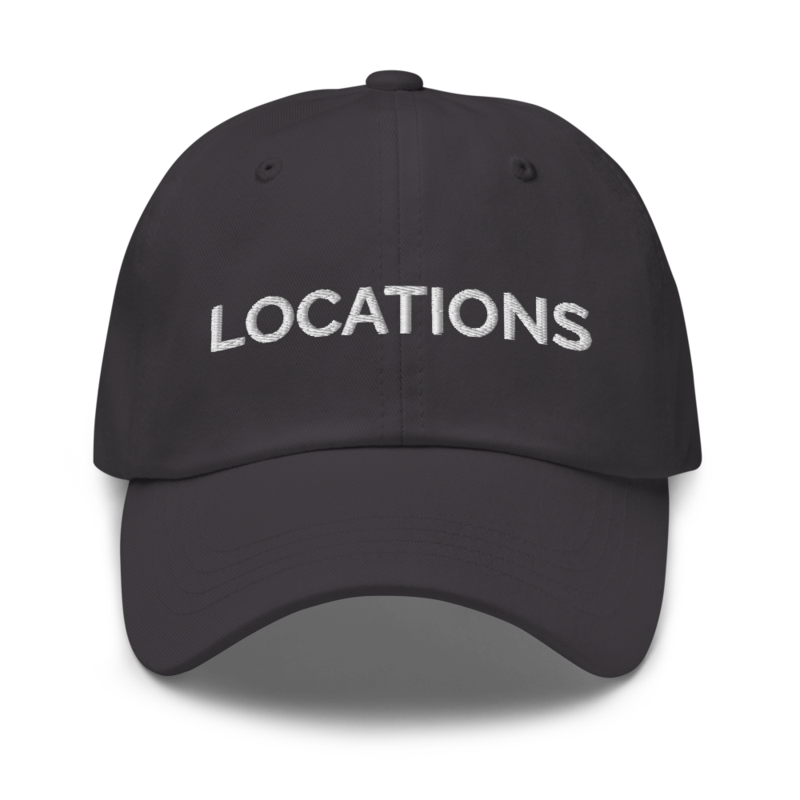 Locations Hat - Dark Grey