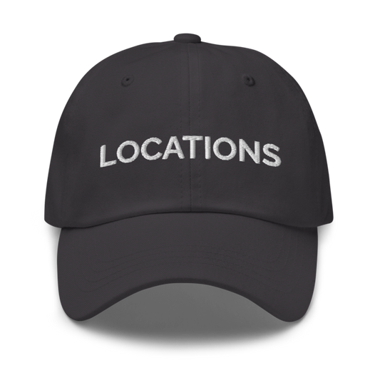 Locations Hat - Dark Grey