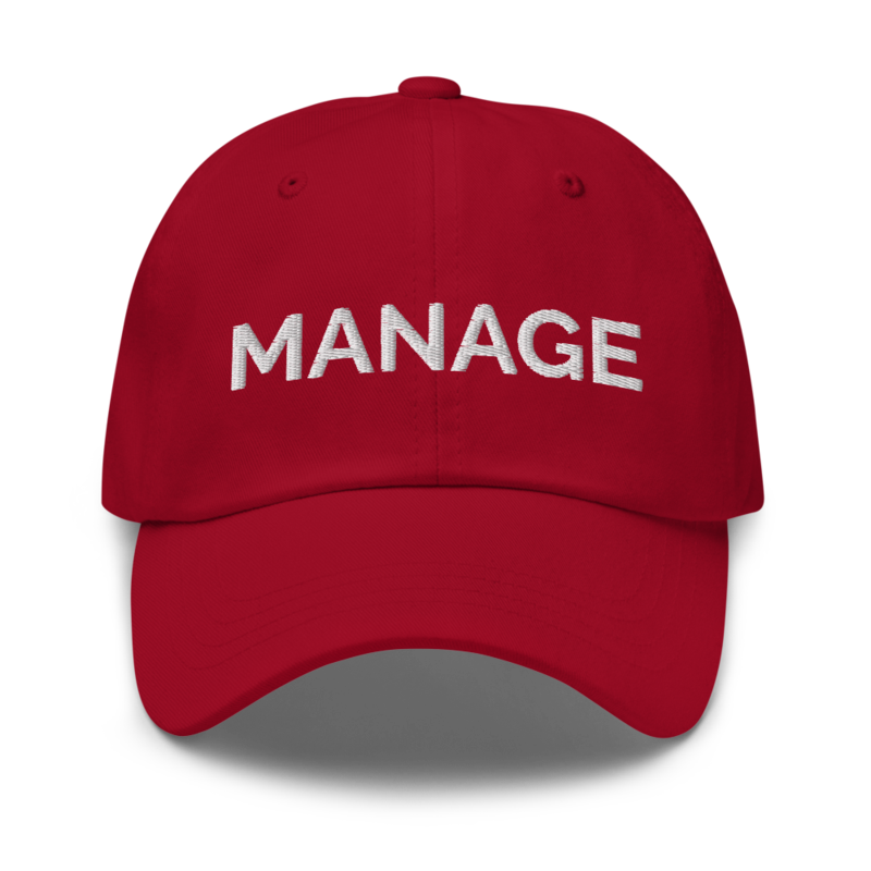 Manage Hat - Cranberry