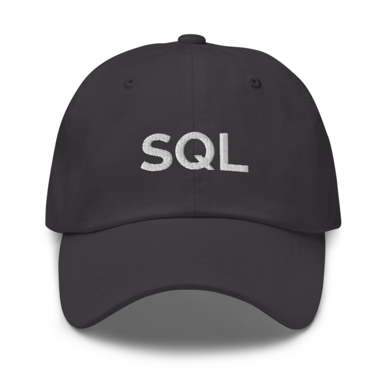 Sql Hat - Dark Grey