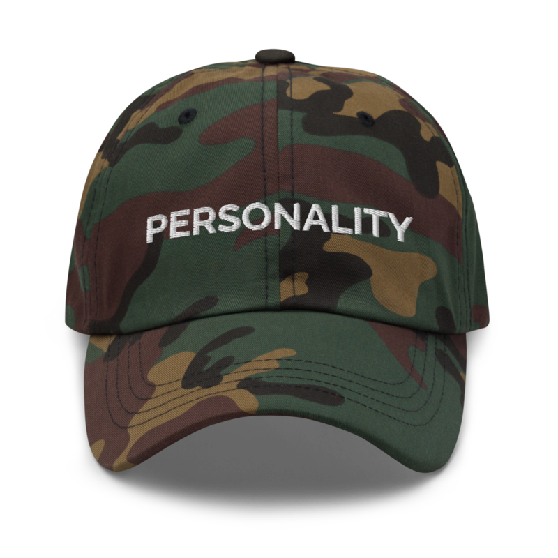Personality Hat - Green Camo