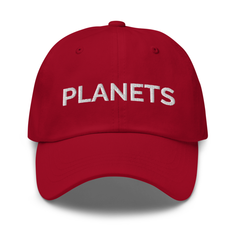 Planets Hat - Cranberry