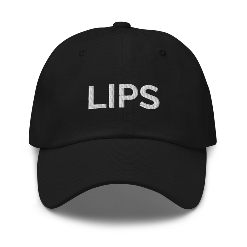 Lips Hat - Black