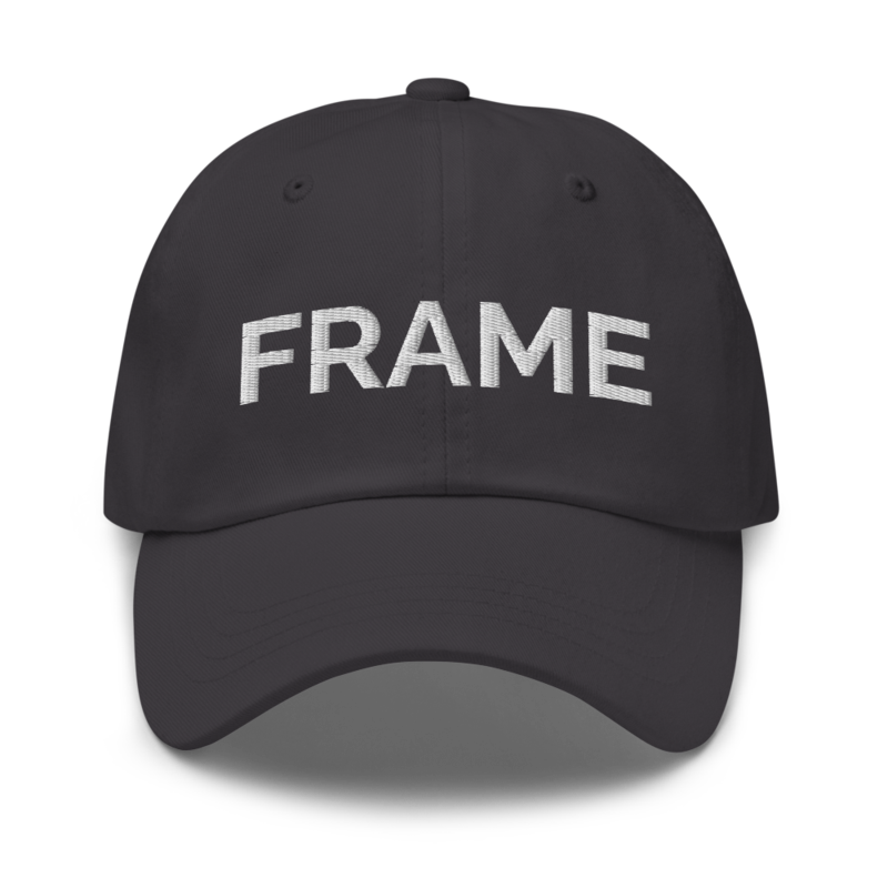 Frame Hat - Dark Grey