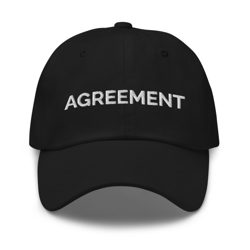 Agreement Hat - Black