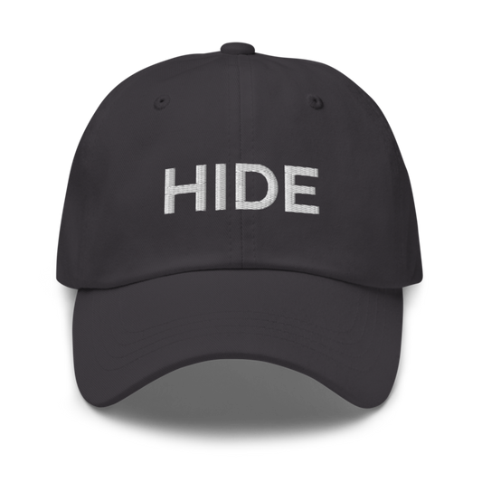 Hide Hat - Dark Grey