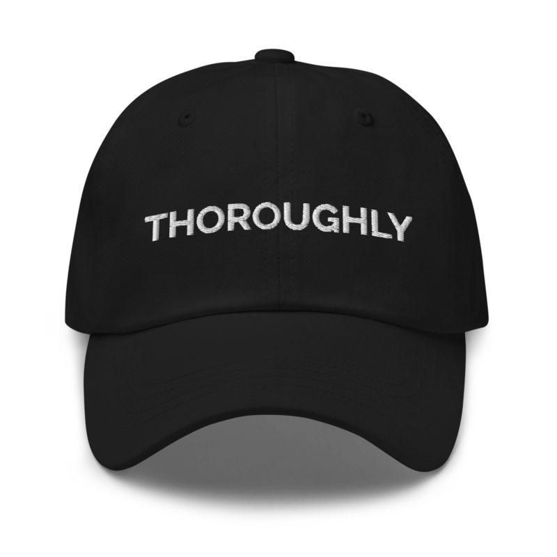 Thoroughly Hat - Black