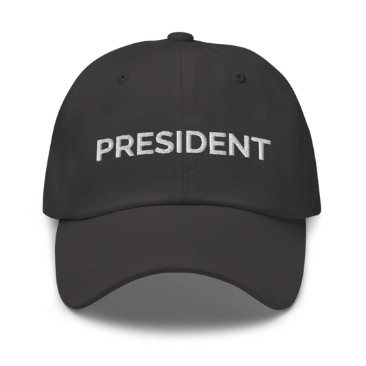 President Hat - Dark Grey