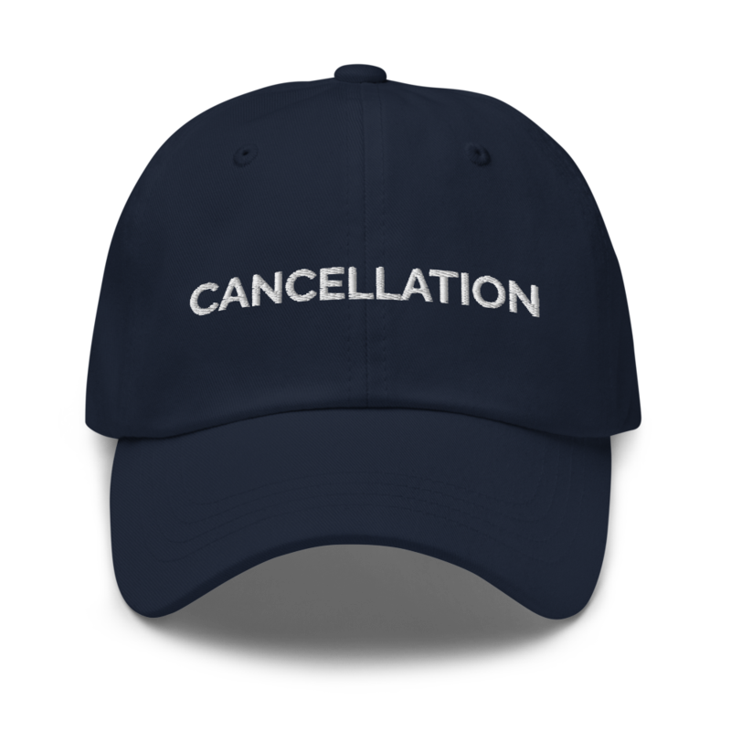 Cancellation Hat - Navy