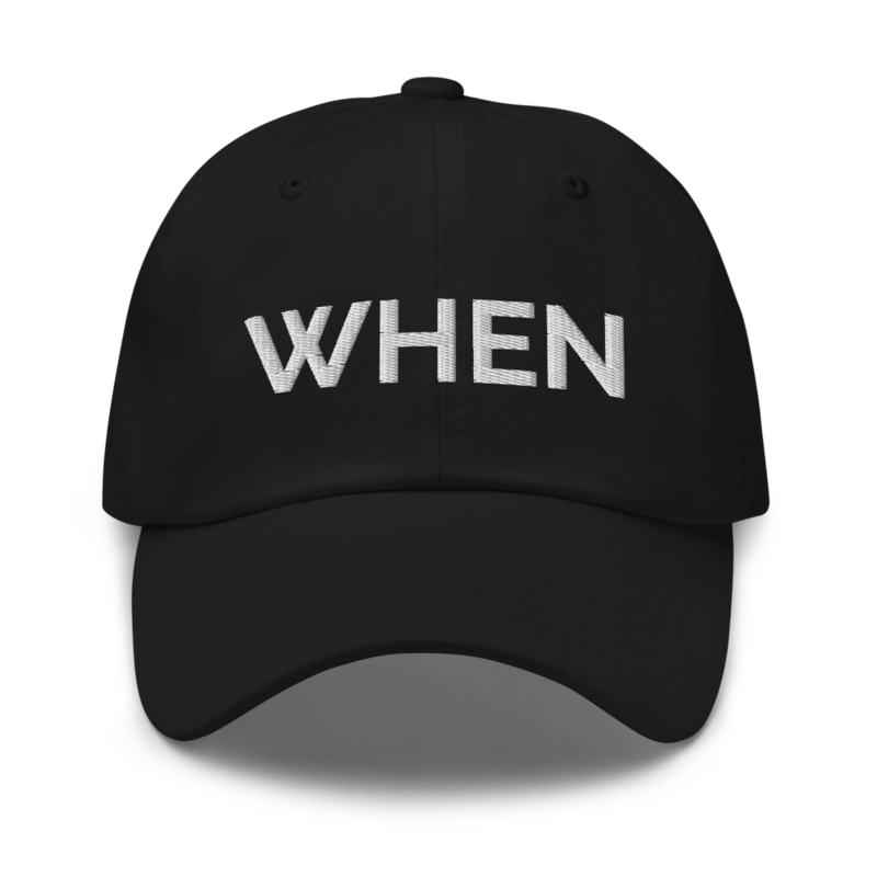 When Hat - Black