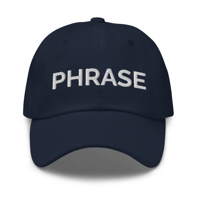 Phrase Hat - Navy