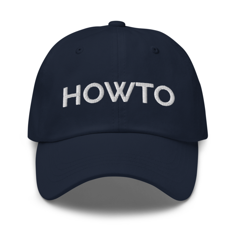 Howto Hat - Navy