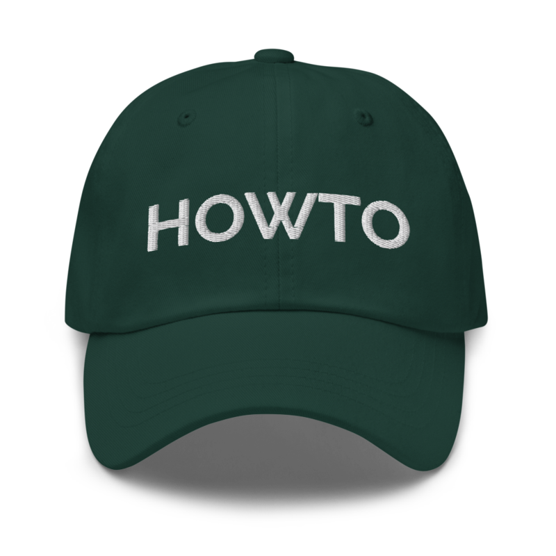 Howto Hat - Spruce