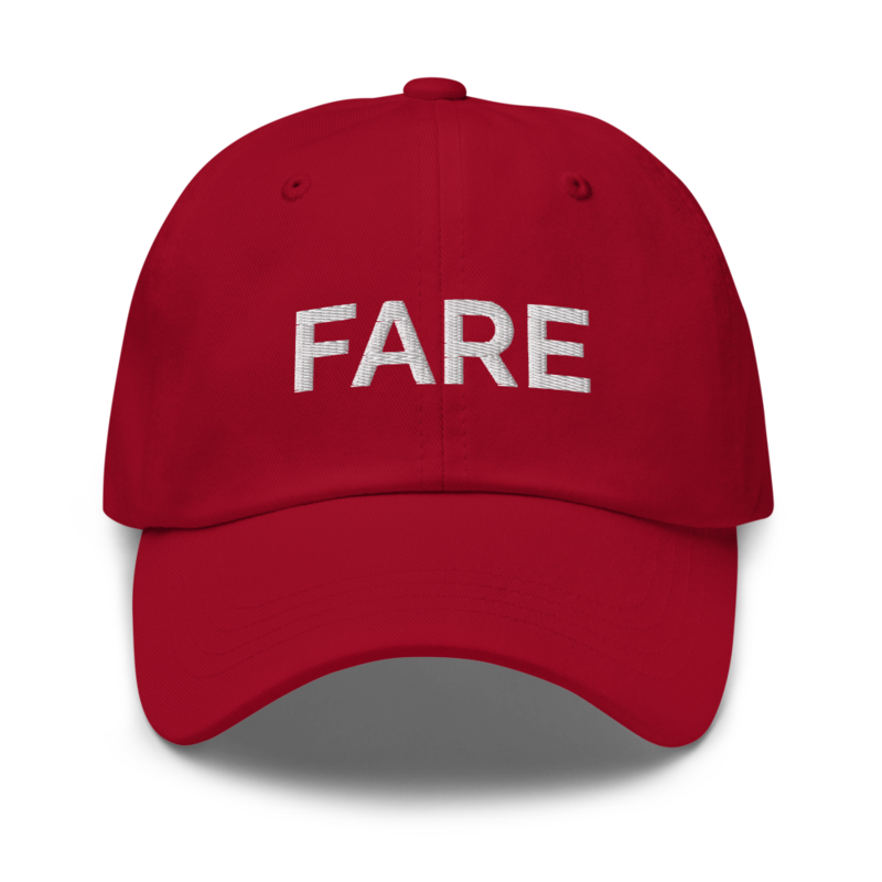 Fare Hat - Cranberry