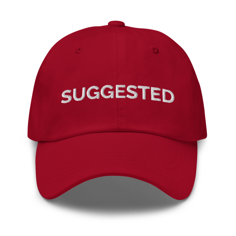 Suggested Hat - Cranberry