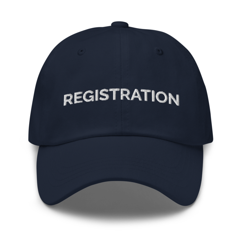 Registration Hat - Navy