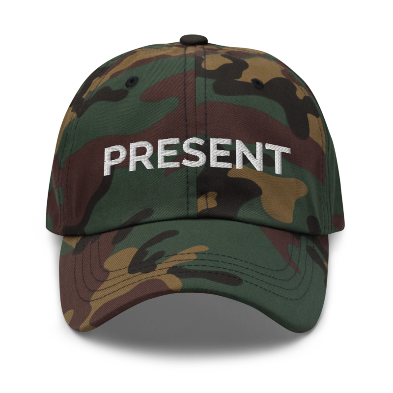 Present Hat - Green Camo