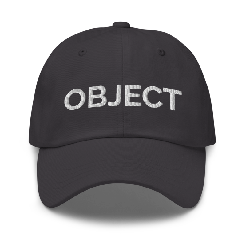 Object Hat - Dark Grey