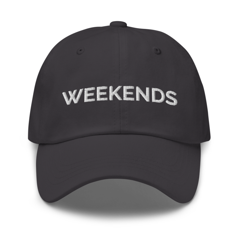 Weekends Hat - Dark Grey