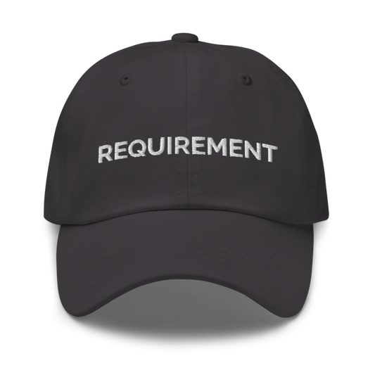 Requirement Hat - Dark Grey
