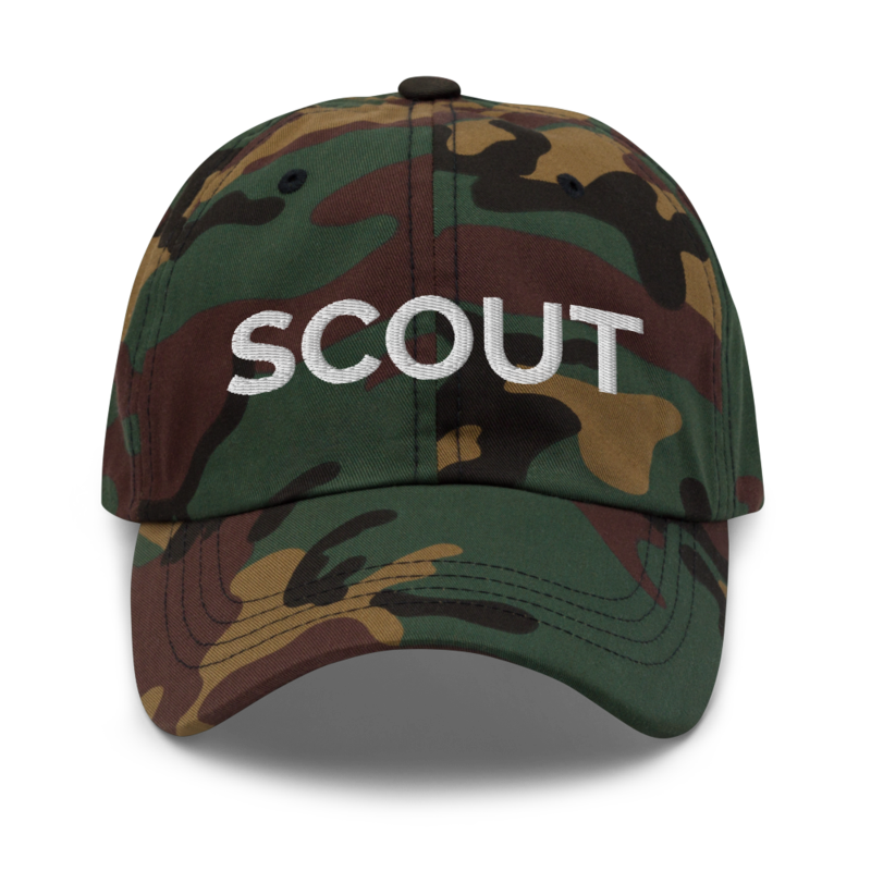Scout Hat - Green Camo