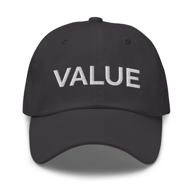 Value Hat - Dark Grey