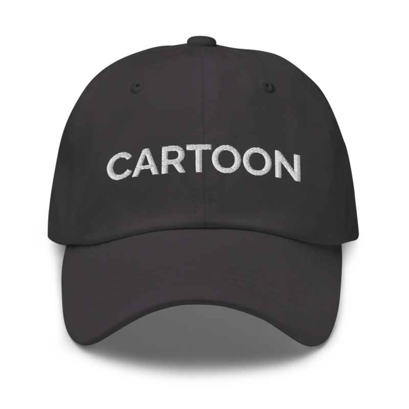 Cartoon Hat - Dark Grey