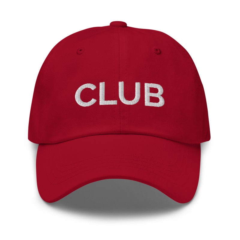 Club Hat - Cranberry