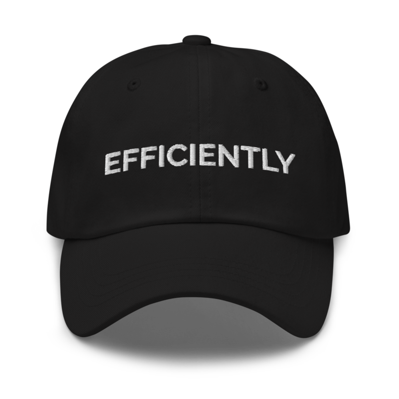 Efficiently Hat - Black