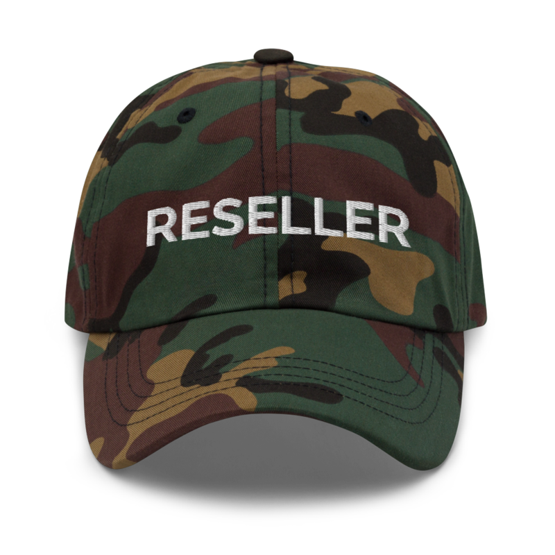 Reseller Hat - Green Camo