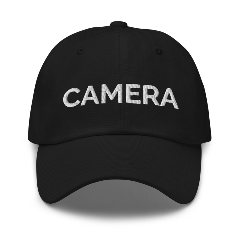 Camera Hat - Black