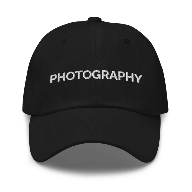 Photography Hat - Black