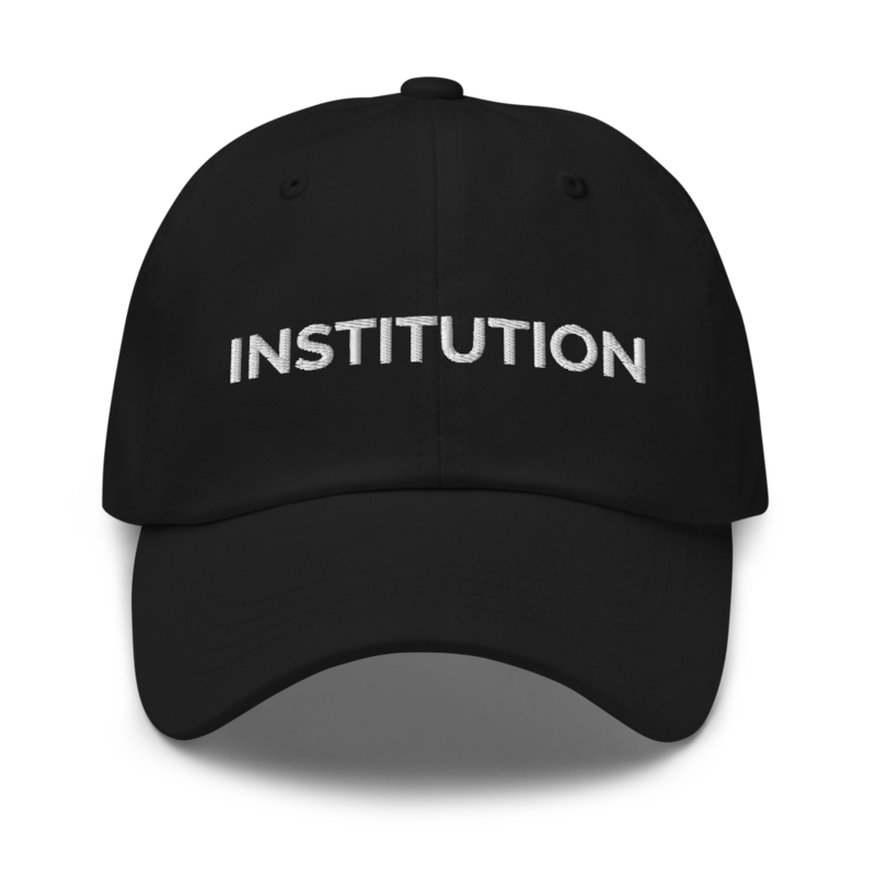 Institution Hat - Black