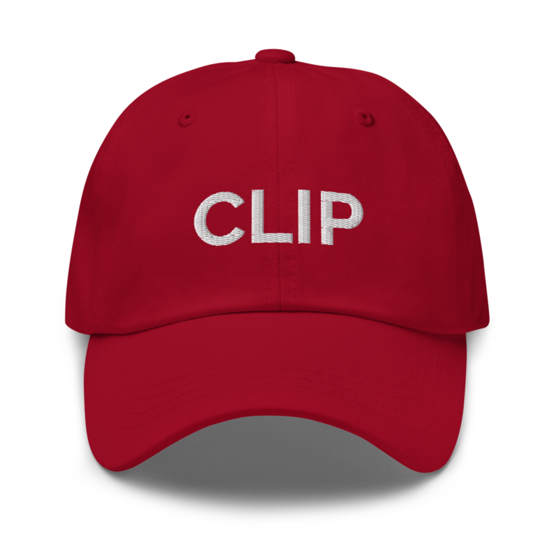 Clip Hat - Cranberry