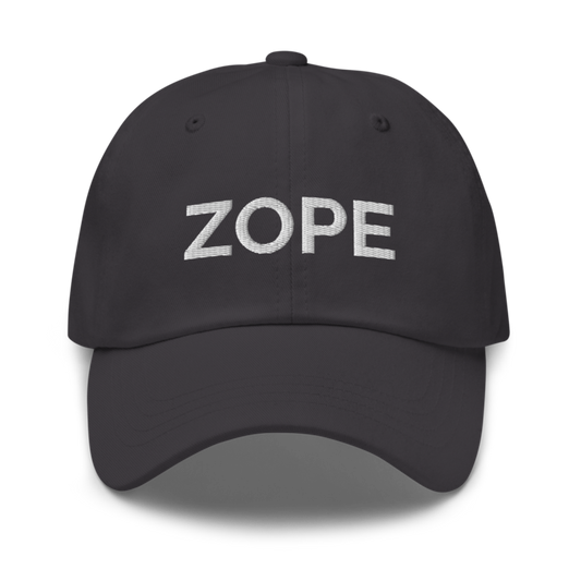 Zope Hat - Dark Grey