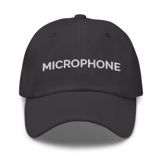 Microphone Hat - Dark Grey