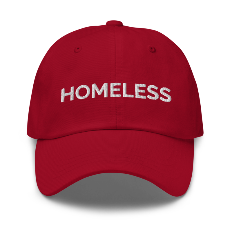 Homeless Hat - Cranberry