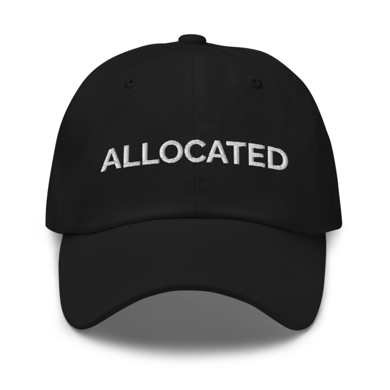 Allocated Hat - Black