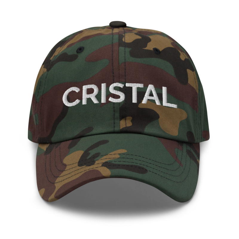 Cristal Hat - Green Camo